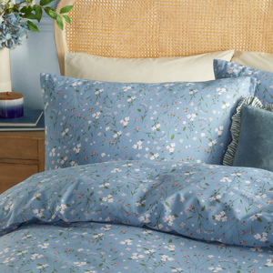 Wylder Bronte Floral Bluebell Duvet Cover Set